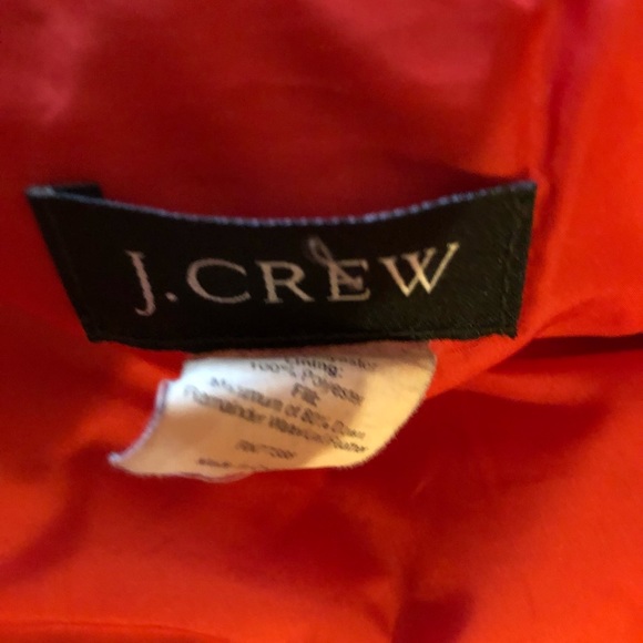 Vintage J Crew Tomato Red Puffer Vest Down Filled XSmall GUC - Picture 5 of 5